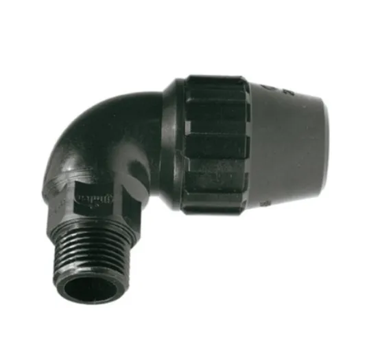 Codo 90<sup>º</sup> mixto rosca macho PP - 20mm